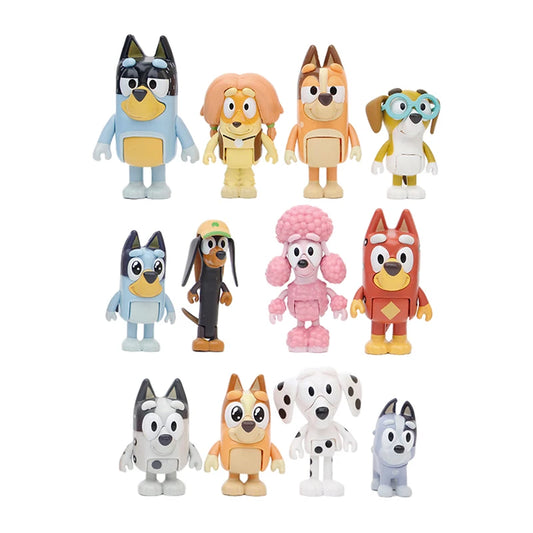 Bluey And Bingo Family Figures