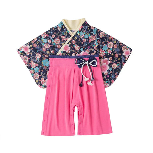 Japanese Cherry Print Kimono